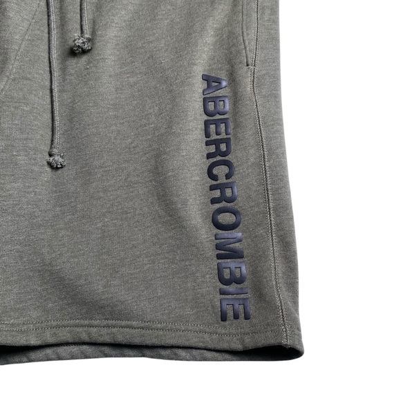 Abercrombie & Fitch Green Fleece Shorts, L - Picture 6 of 6